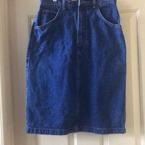Denim skirt